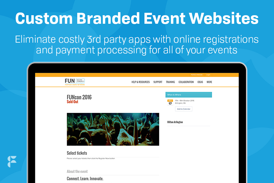 screenshot of Fonteva for Associations